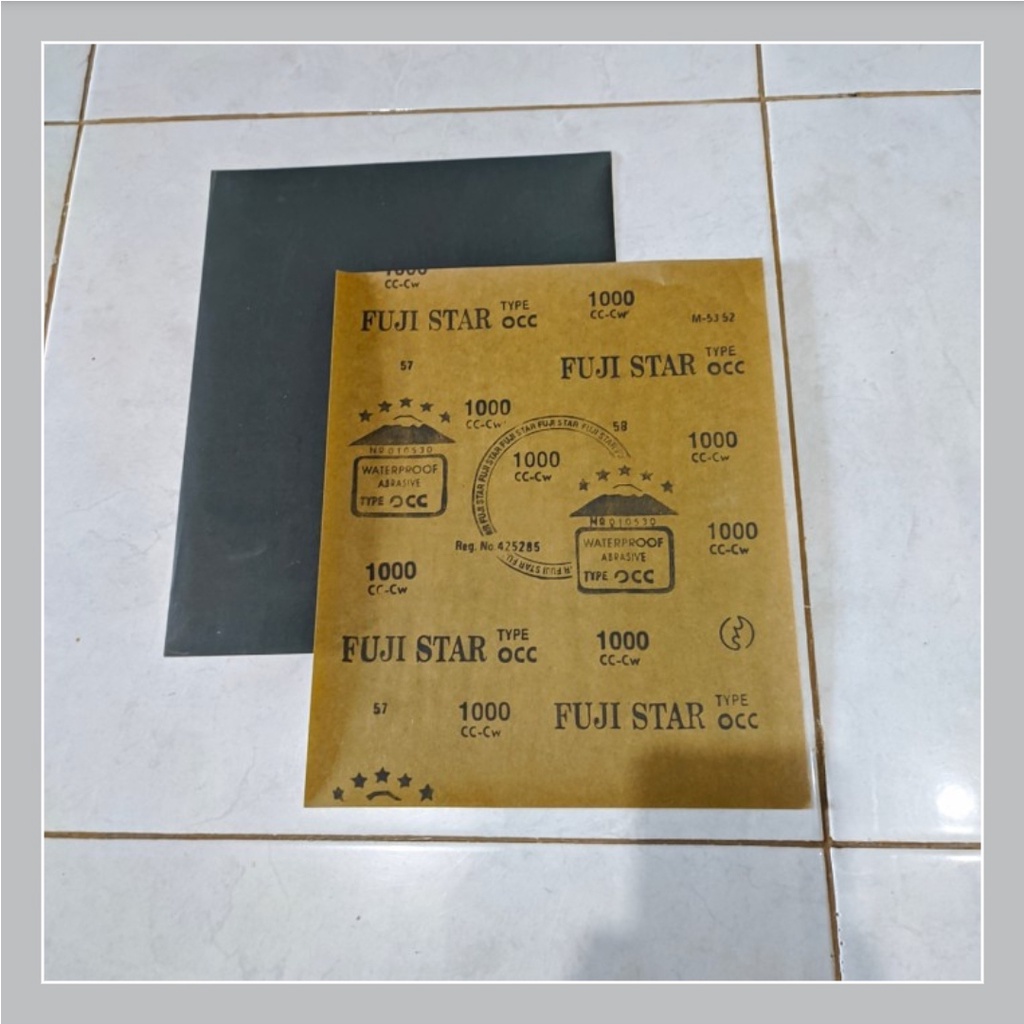 Amplas Lembaran Grit #1000 CC / Amplas Duco / Kertas Gosok No. 1000