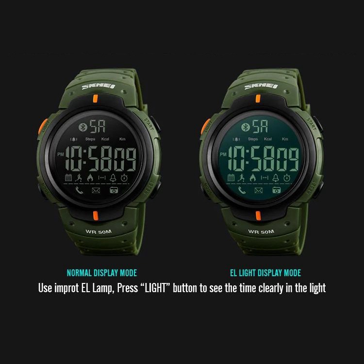 SKMEI 1301 Jam Tangan Pria Digital Smartwatch Bluetooth WK-SBY