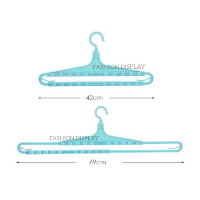 Hanger Plastik Hanger Jemuran Handuk Jemuran Sprei Hanger Selimut Hanger Sejadah Geser -BH