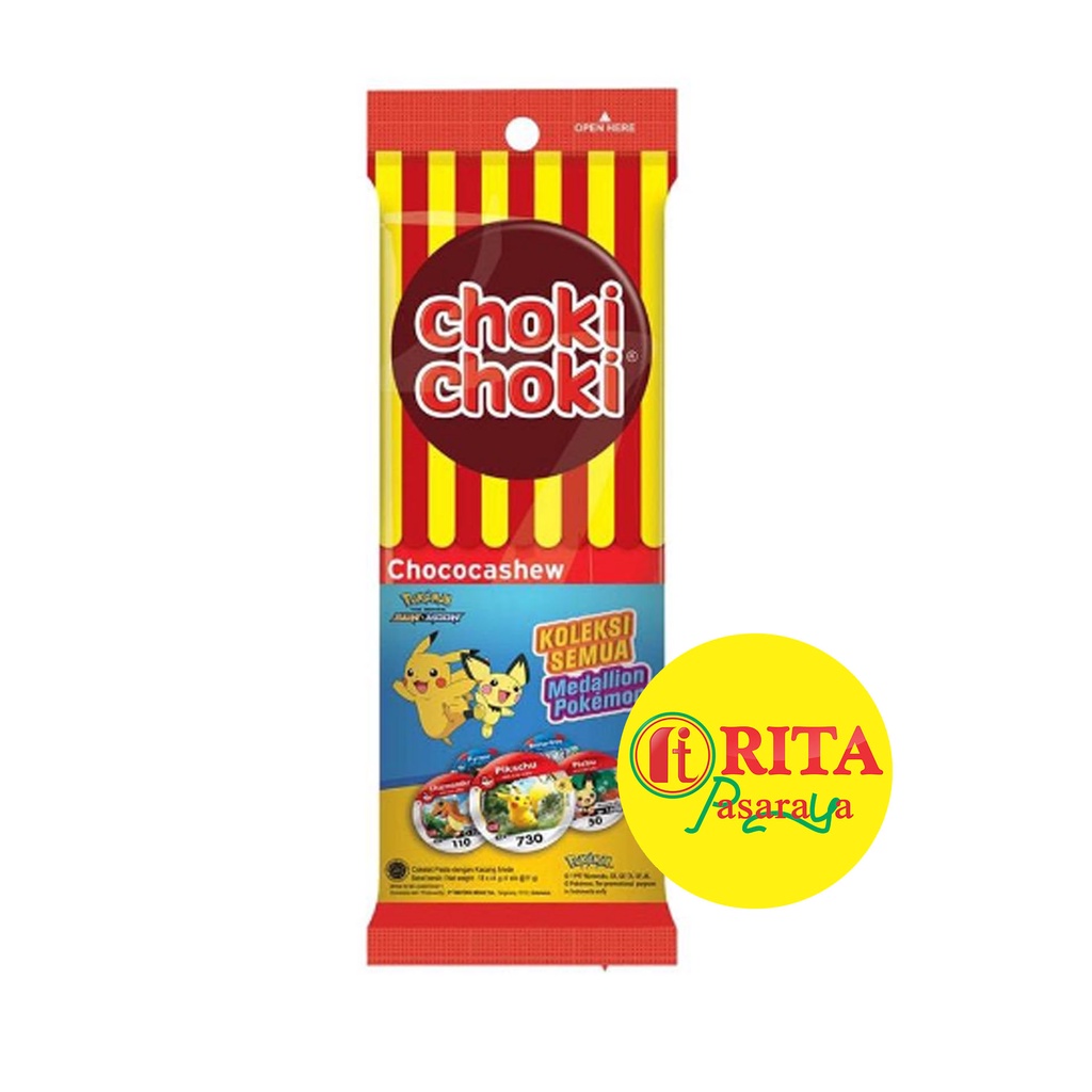 

Choki Choki Chococashew Coklat Stik 4 X 10 Gr