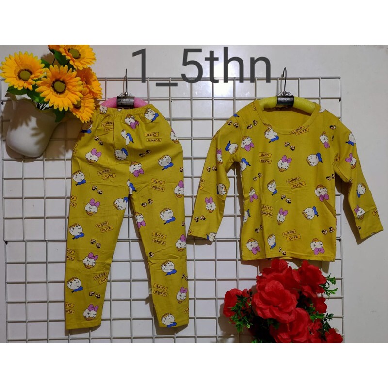 Piyama Organik Anak Import PP