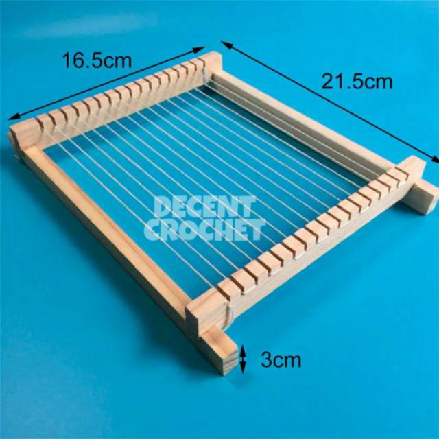 Mini Weaving Kit / Alat Tenun Mini / Wooden Weaving Kit AR012