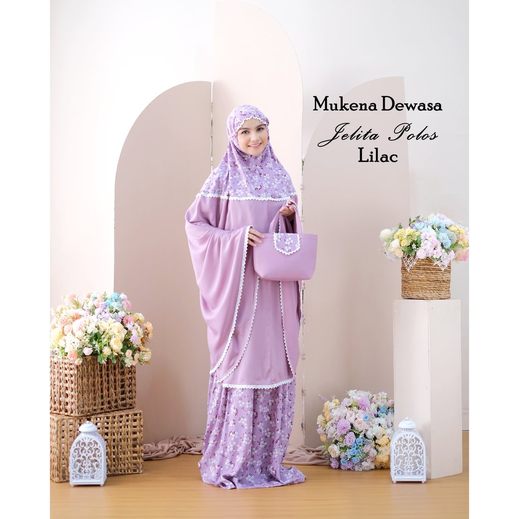 Mukena Dewasa Rayon Traveling Jelita