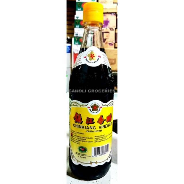 

Cuka Hitam Chinkiang Vinegar 550 ml Gold Plum