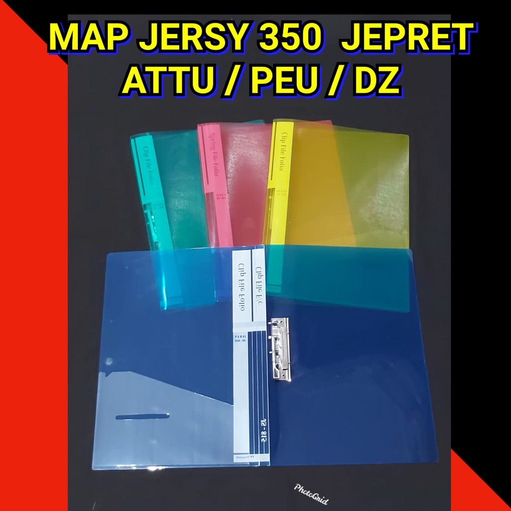 

MAP CLIP FILE JERSY 350 TRANSPARAN