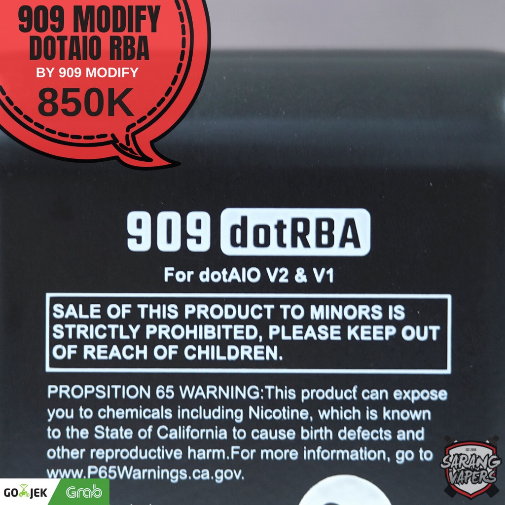 909 MODIFY RBA FOR DOTAIO