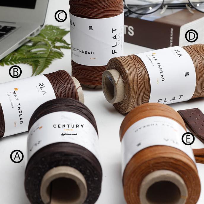 Wax Leather Thread 1mm / Benang Kulit / Leather Tool / Waxed / Tools
