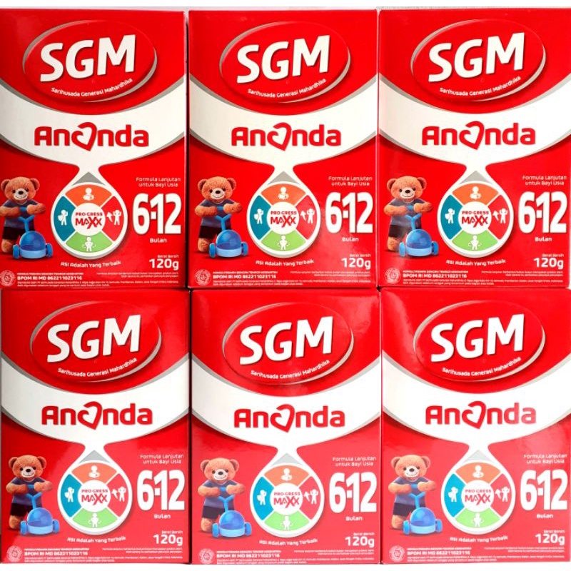 Susu sgm ananda 6-12 bulan 120gram