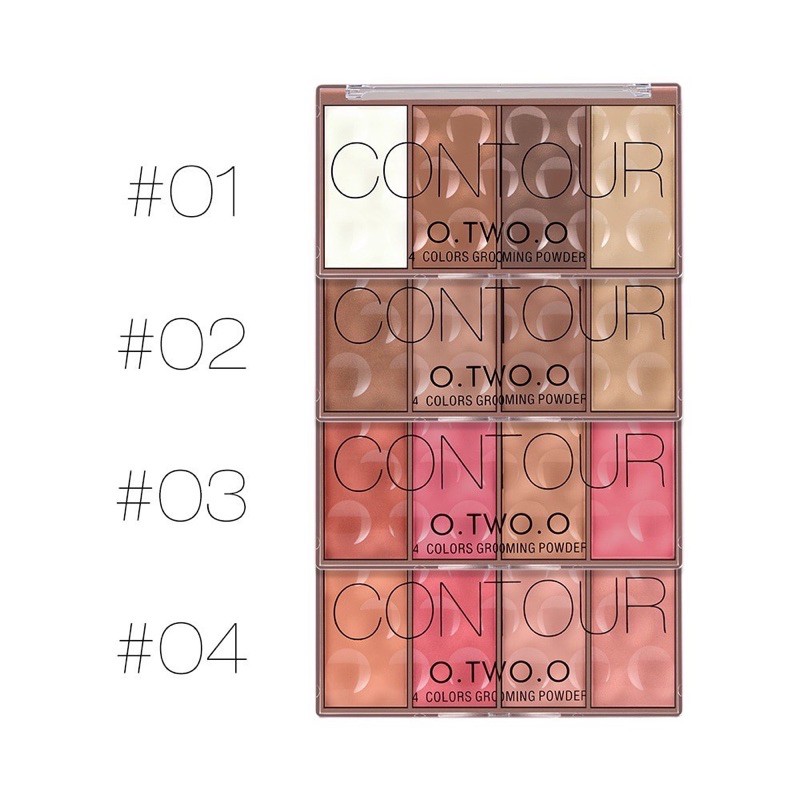 O.TWO.O OTWO O CONTOUR BLUSH ON AND PALETTE