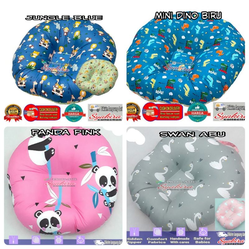 Bantal sofa bayi newborn baby lounge motif Bergambar Part 5