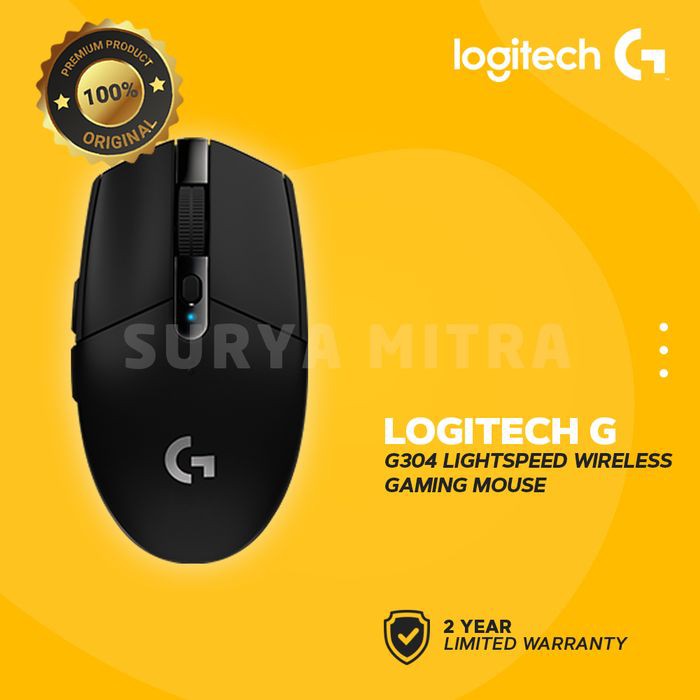 MOUSE GAMING LOGITECH G304 LIGHTSPEED WIRELESS GARANSI RESMI G 304