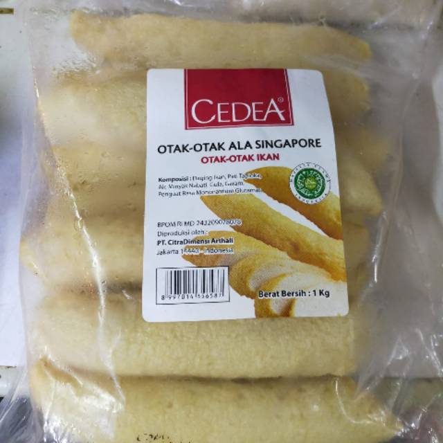 

Otak otak ikan singapore cedea 1kg/bks isi 10pcs