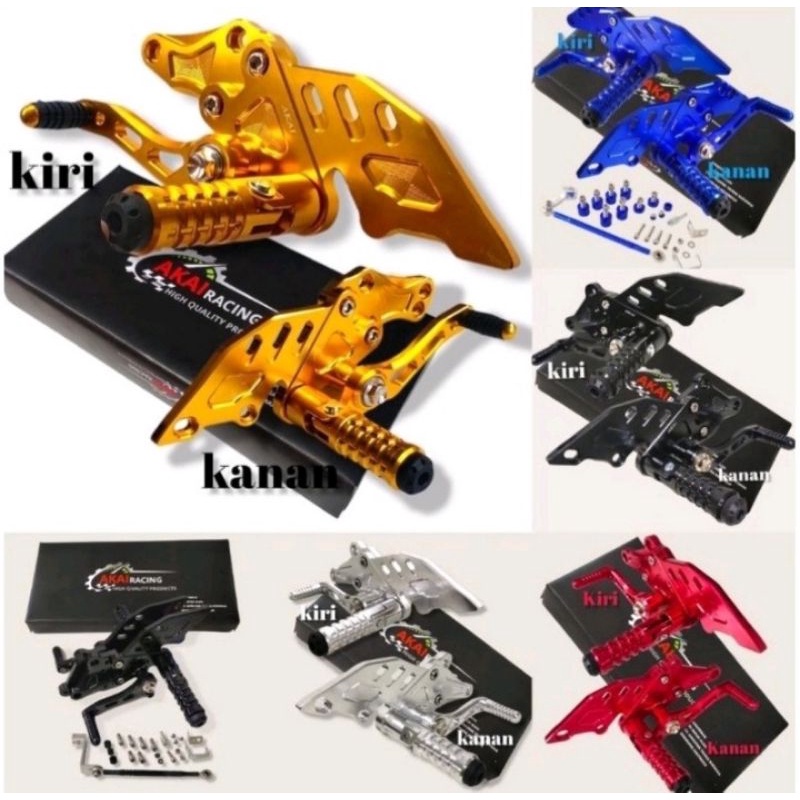 Underbone Lipat Akai Racing Full CNC Kualitas Premium Vixion Ninja Cbr Gsx Satria Fu R15 v2