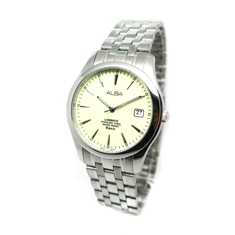 Alba AXHK99X1 jam Tangan Pria - Silver