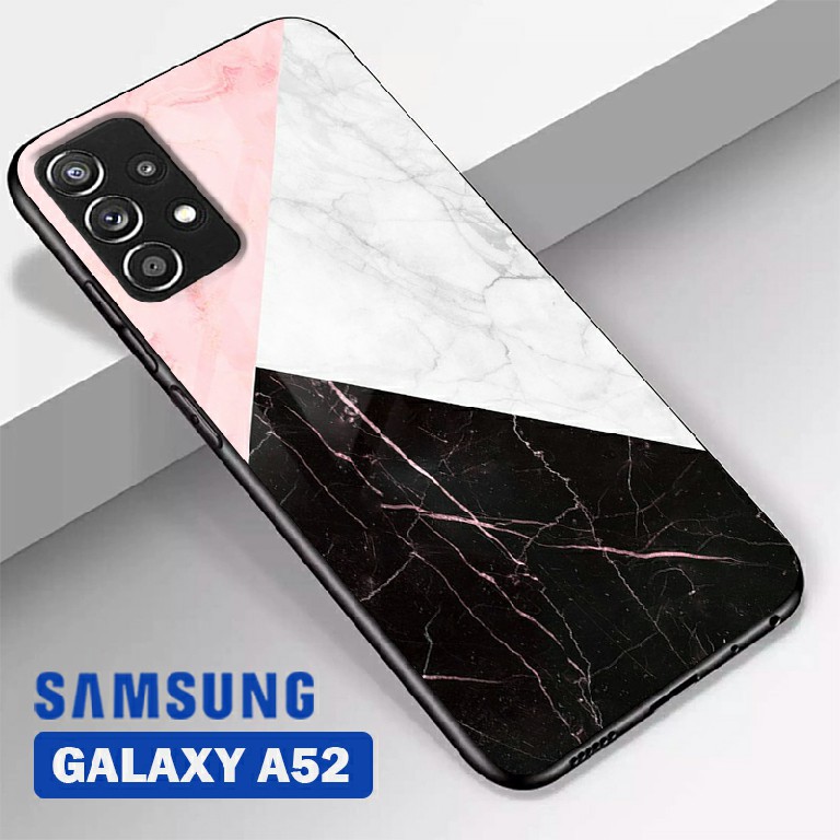 [A200] Softcase Kaca Samsung A52 2021 - Softcase Mirror - Softcase Kaca - Softcase Glass Samsung A52