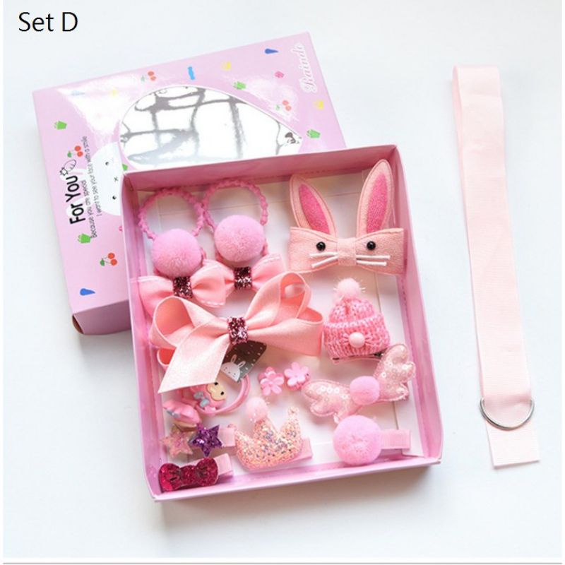 Medan Termurah best seller (box 18pcs) set pita rambut cantik anak perempuan import