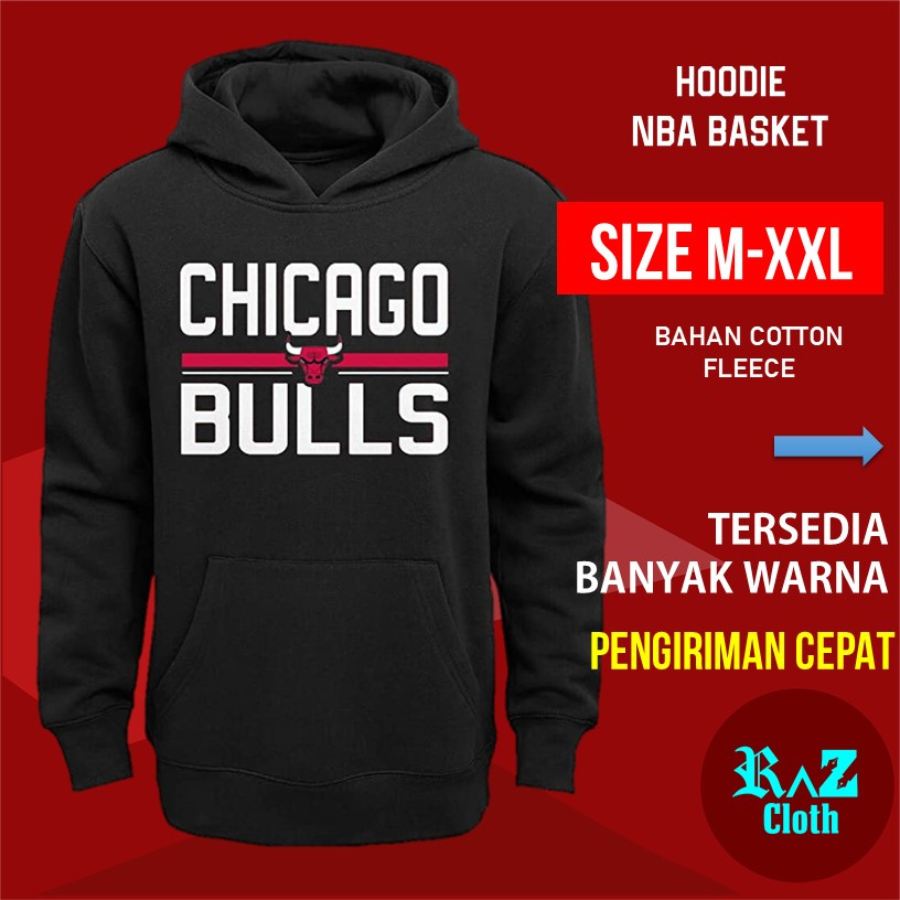 Jaket Basket Chicago Bulls Nba Baju Basketball