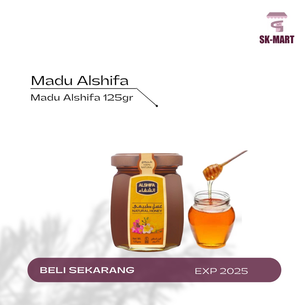 

MADU AL-SHIFA 100% NATURAL HONEY / 125GR