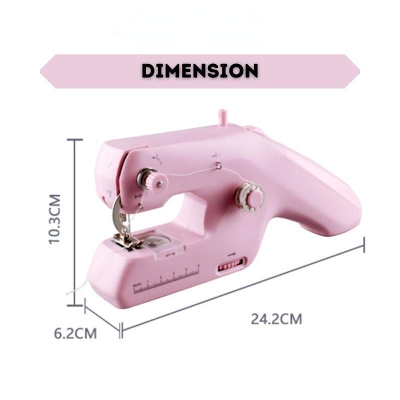 Mesin Jahit Genggam Mini Mesin Jahit Handy Stitch Mini Portable Handheld Sewing Machine/Mesin Jahit Tangan - HH6P