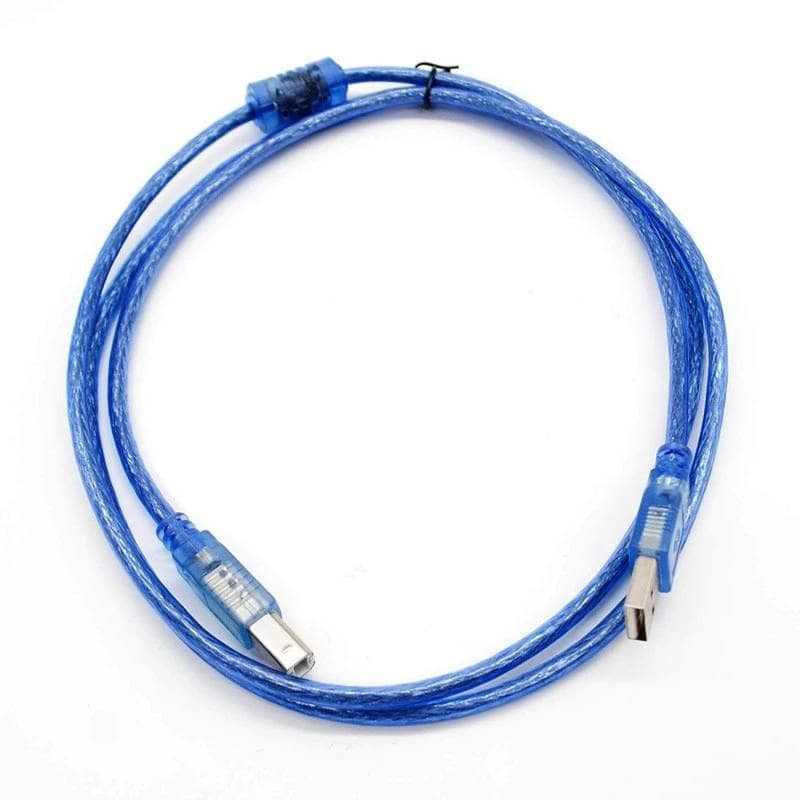 Jual 4.93FT 1.5M Kabel Data USB A B Male Printer Cable for Arduino Uno ...
