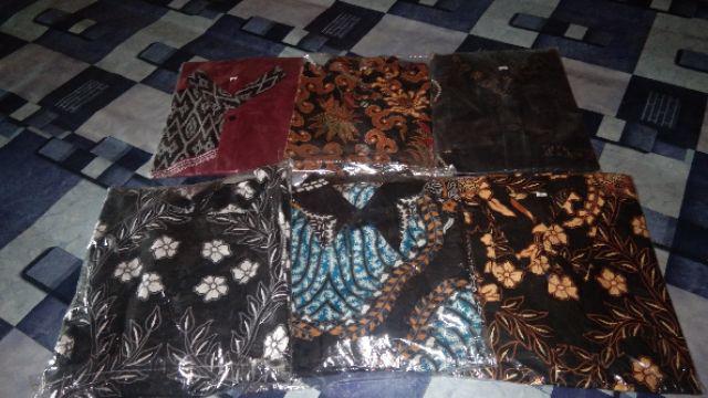 Bswart Batik Hrb026 Kenongo Hem Pendek Padi Pekalongan M L Xl Batik