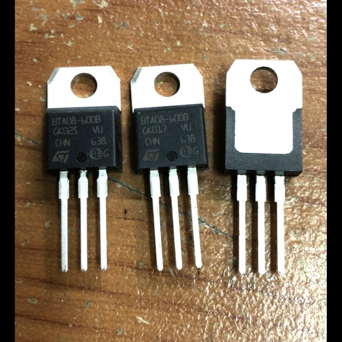 Transistor BTA08 BTA-08 600b TRIAC 8a 600 ST CHN Asli ori NN