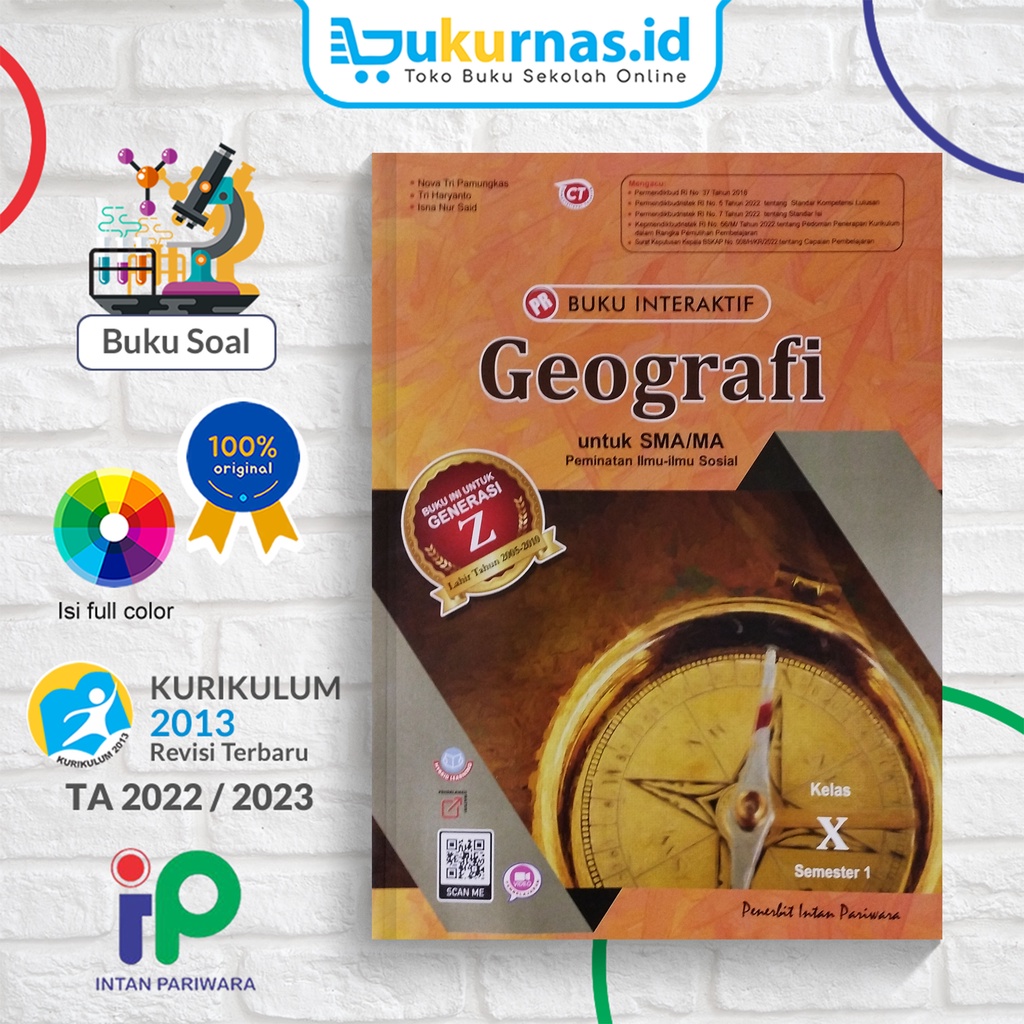Buku PR Interaktif Geografi SMA/MA Kelas 10 Semester 1 - Intan Pariwara