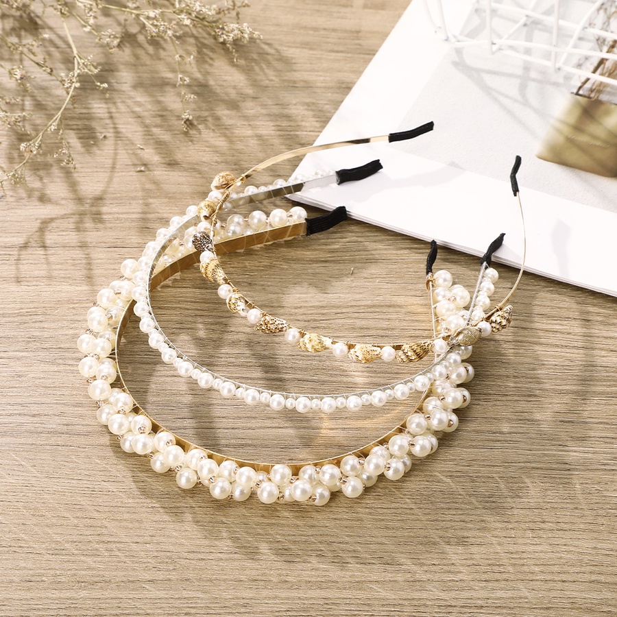 Bando Bahan Alloy Aksen Mutiara Gaya Korea Untuk Wanita