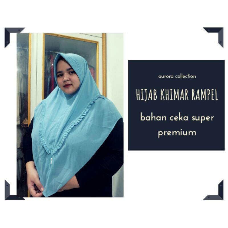 HIJAB KHIMAR RAMPEL PAYET