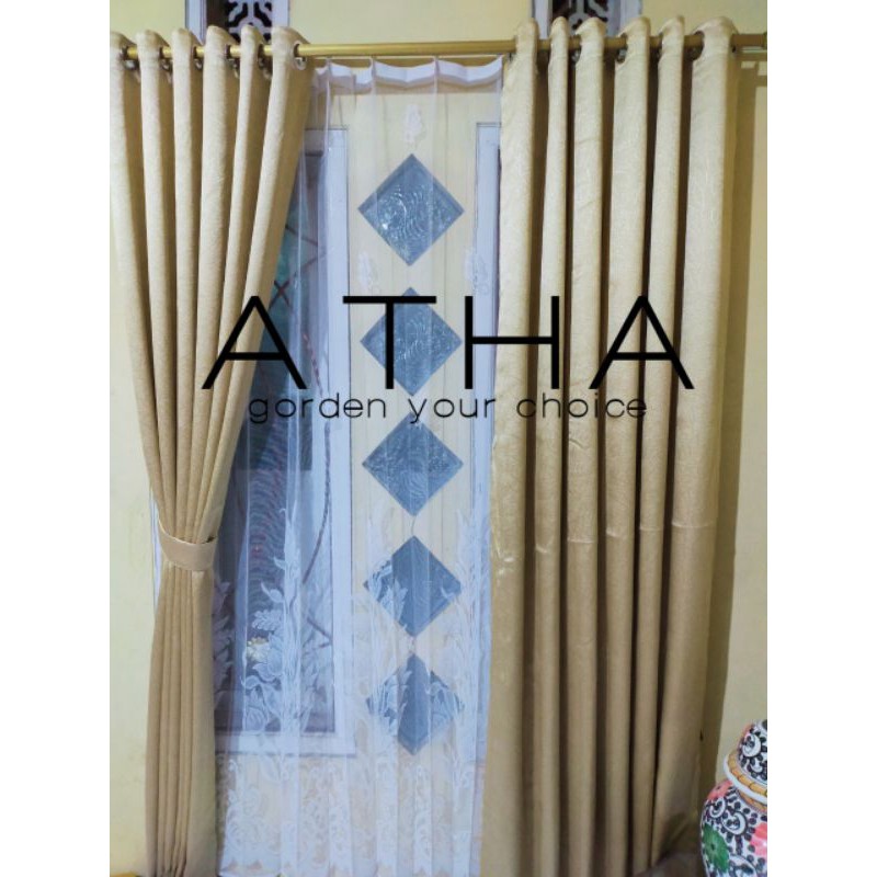 gorden blackout polos hordeng gordeng gorden polos blackout glosy electrik cream