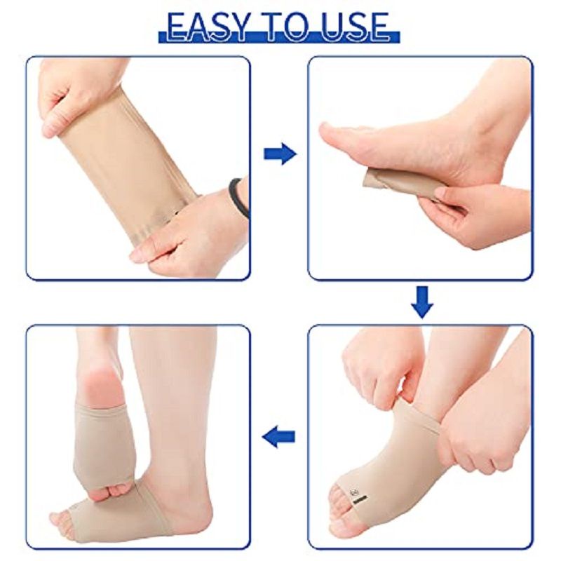 2pcs Foot Arch Support Insole Arch Flat Cushion Insole Kaki Datar Flat Foot Untuk Kaki Datar Terapi