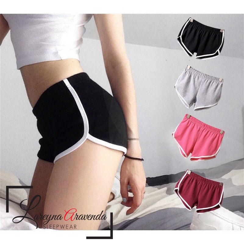 Celana Pendek Wanita Model Skinny Sexy Untuk Olahraga / Gym / Yoga DS013