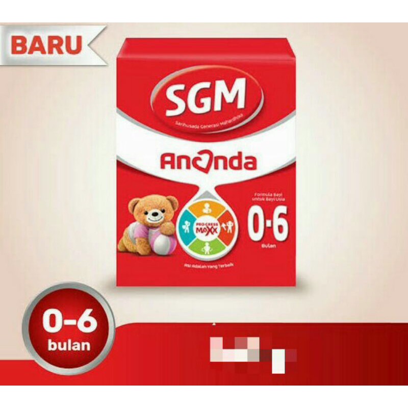 SGM ananda 0-6 Bulan Susu Bayi 1000Gr