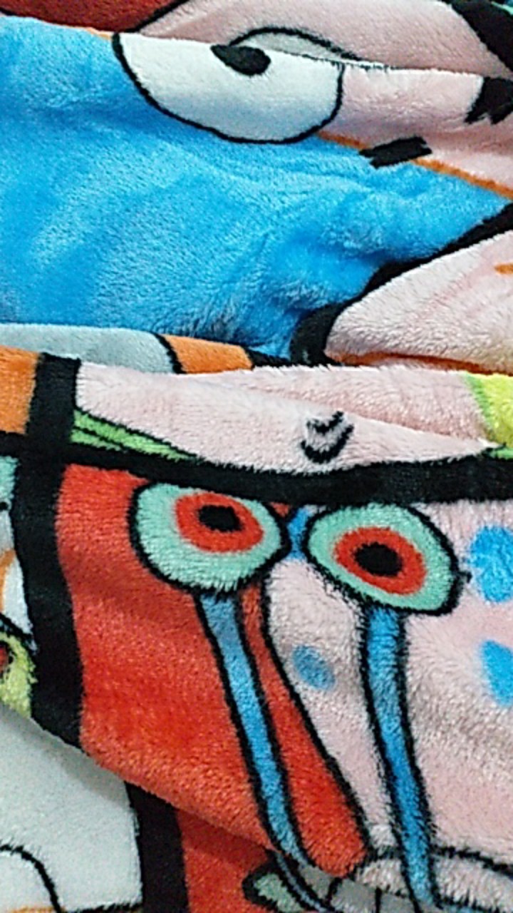 Selimut Kintakun Micro Flannel 160x200 Queen - Spongebob Brenda Graciela Kezia Victor Slmt160dlx