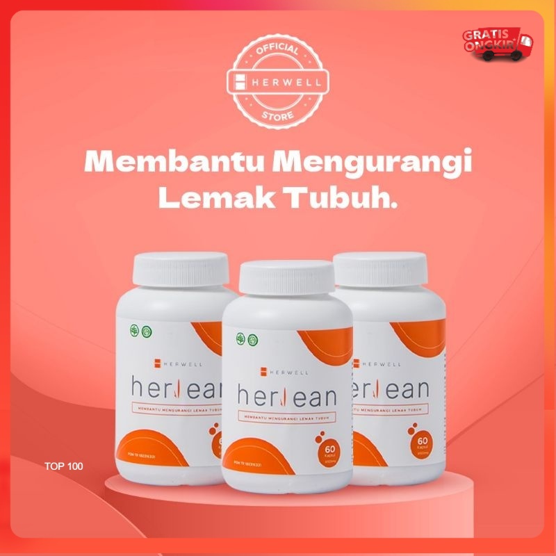 Herwell Herlean - Bundling 3pcs BPOM HALAL HERWEL ORI ORIGINAL OFFICIAL STORE DIET PELANGSING