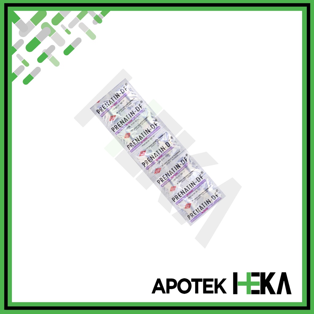 Prenatin DF Kaplet Strip isi 10 Tablet - Multivitamin Kehamilan (SEMARANG)