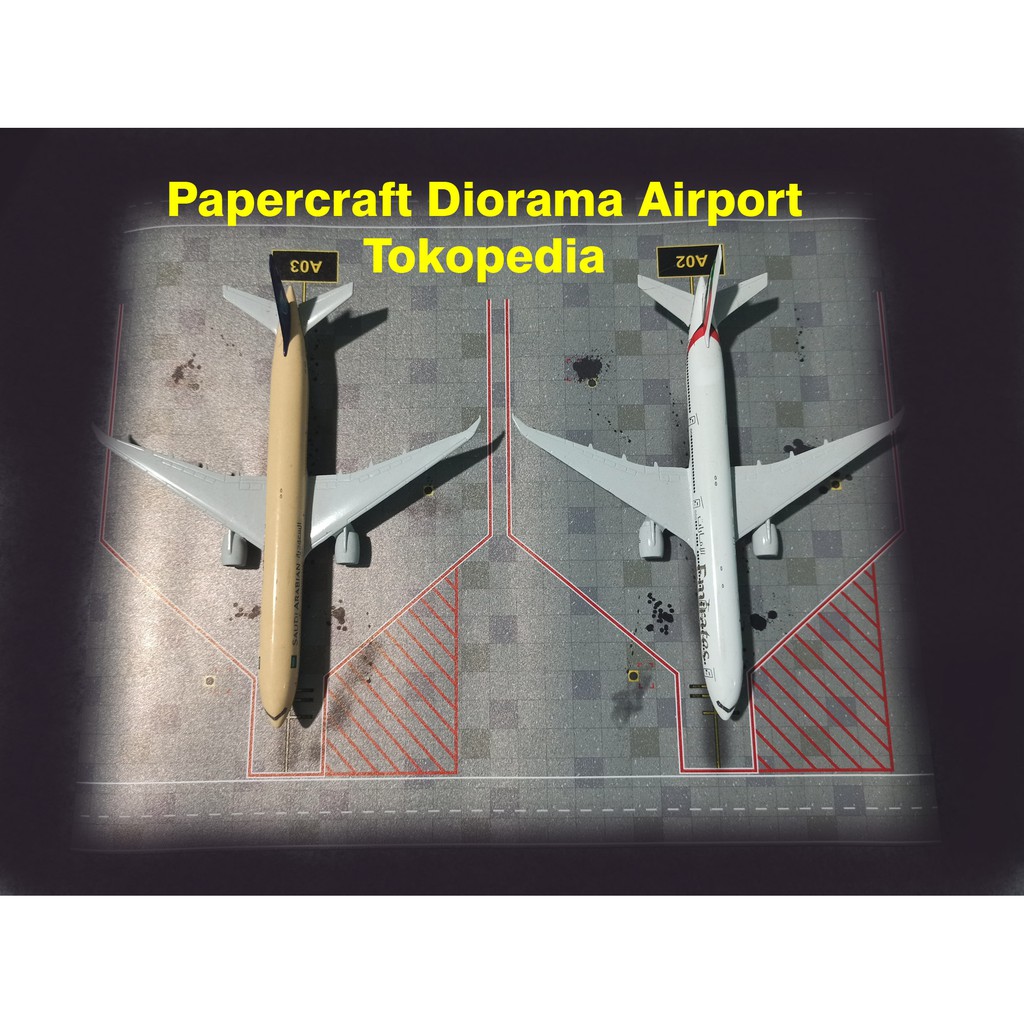 Mat Airport Skala 1:400 Parkiran Pesawat