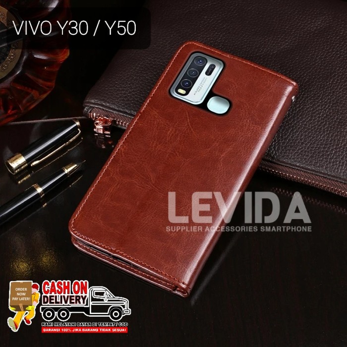 Vivo Y51 2020 Vivo Y51A 2020 Vivo Y53S Case Flip Cover Kulit Sarung Buku  Vivo Y51 2020 Vivo Y51 202