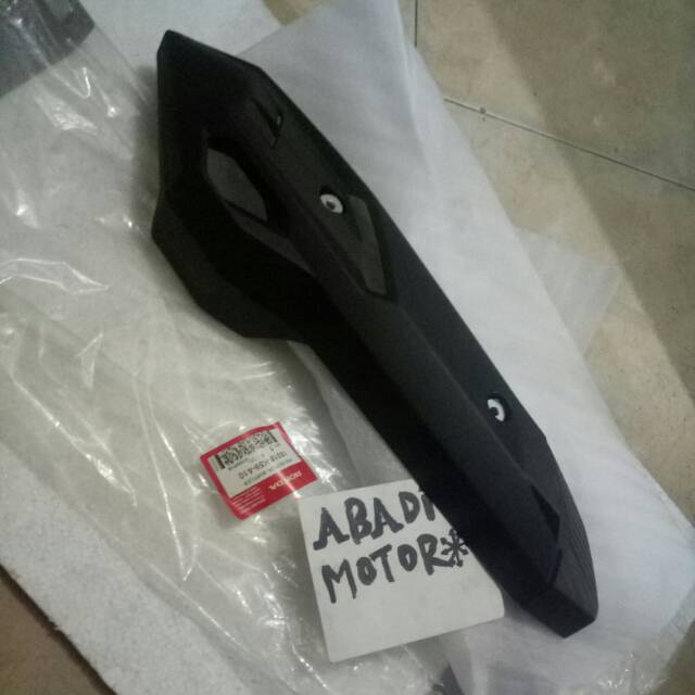 (AHM ORi) Pelindung/tutup knalpot KZR(vario tecno 125/150)