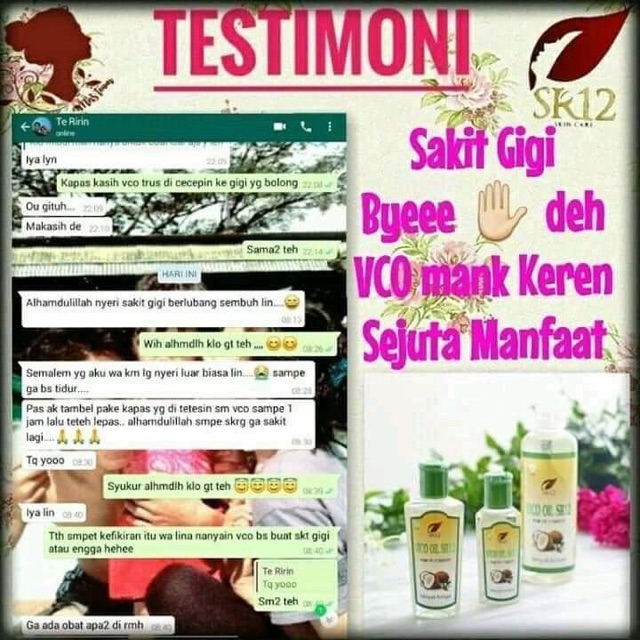 Obat Sakit Gigi Pereda Nyeri Gigi Vico Oil Obat Bau Mulut Minyak Kelapa Murni 60ml Shopee Indonesia