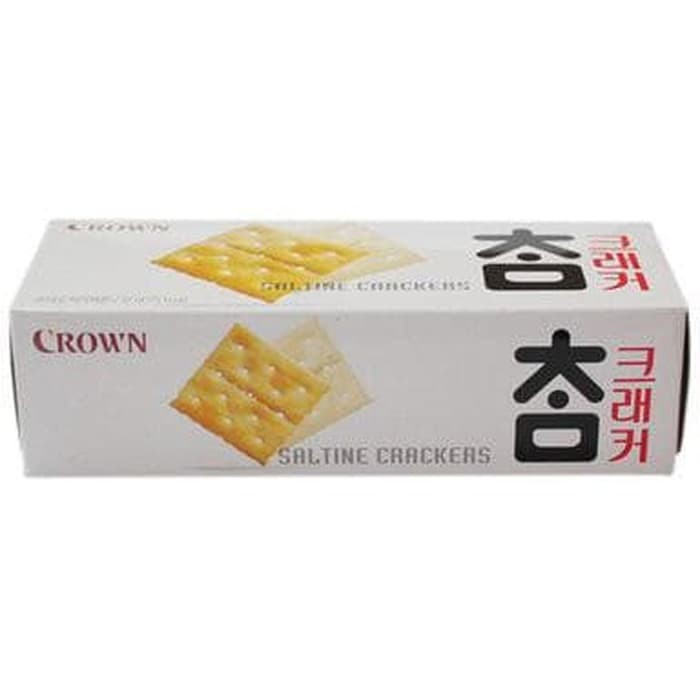 Jual Crown Saltine Crackers Kreker Asin Snack Korea Berat bersih 56g
