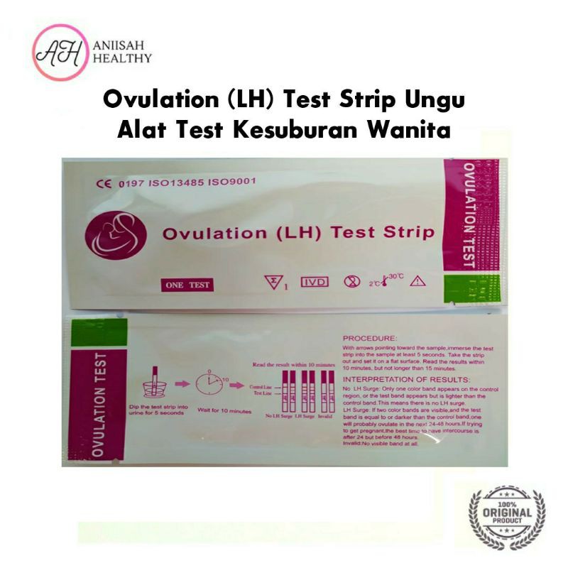 Alat Tes Kesuburan - Ovulation LH Test - Alat Test Kesuburan - Testpack - Testpeck Kesuburan