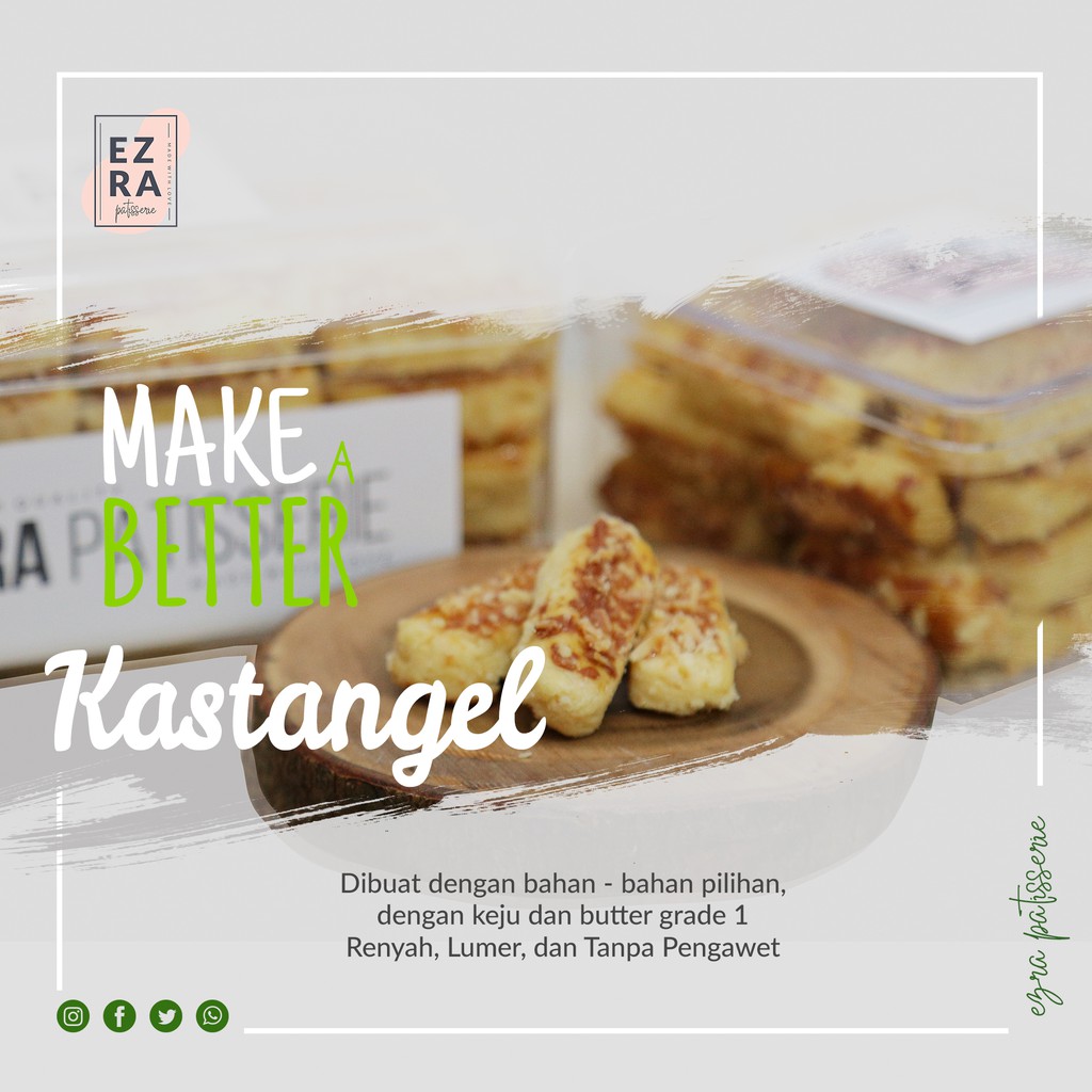 

Kastengel Kue Kering untuk Lebaran | Natal | Parcel 250gr