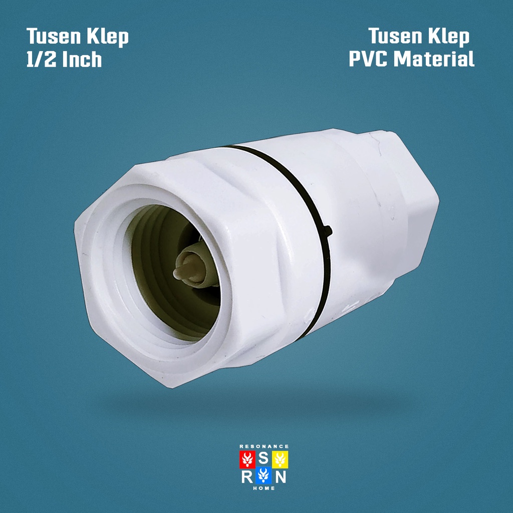 Tusen Klep PVC Ukuran 1/2 Inch / Klep Resonance Home