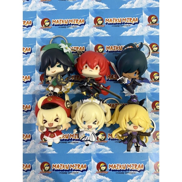 Figure Keychain / Gantungan Kunci Genshin Impact B Klee Venti fischl diluc