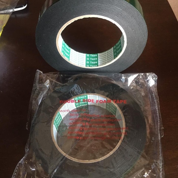 

Double tape foam