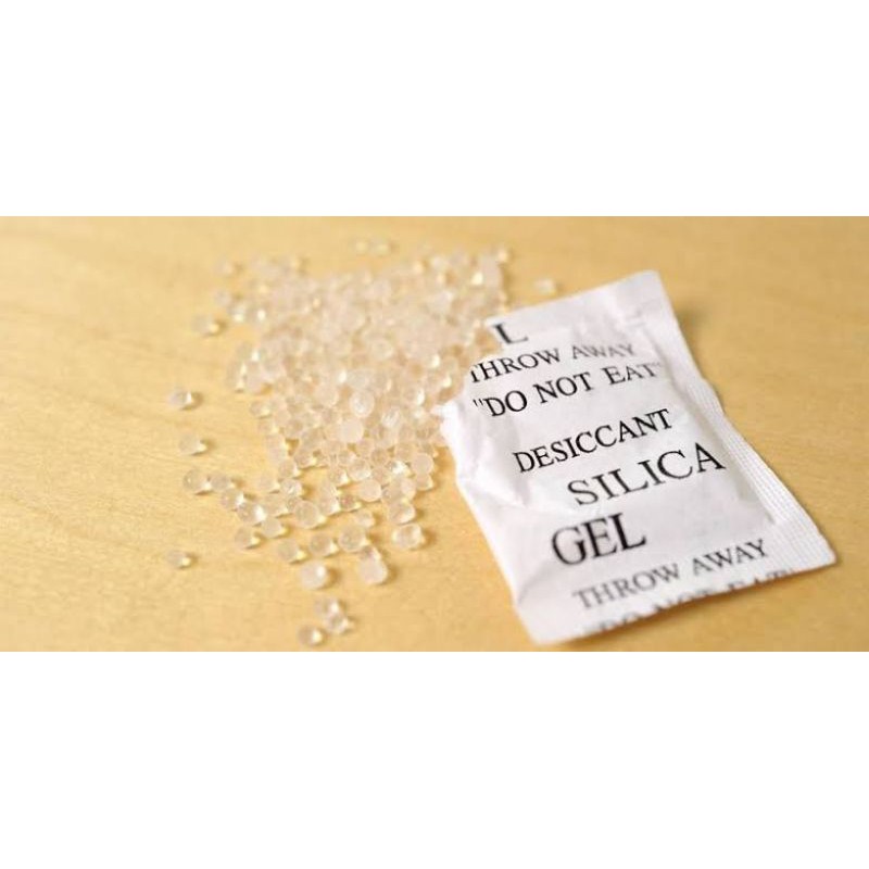 Silica gel white 1 pack isi 100 sachets tersedia 1, 2 dan 5 gram