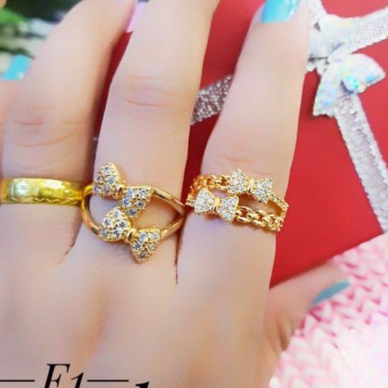 Xuping Cincin motif Pita 1212R