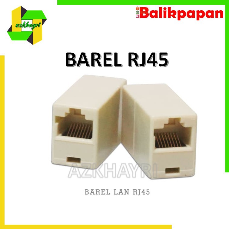 Barel RJ45 Barrel Kabel LAN UTP Sambungan