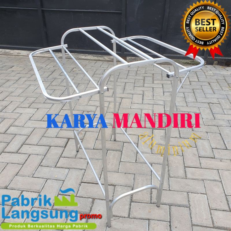 [PROMO] Jemuran Baju / Pakaian / Aluminium / Gawang / 7 palang - 140 CM / 1,4 Meter / 1,4 M